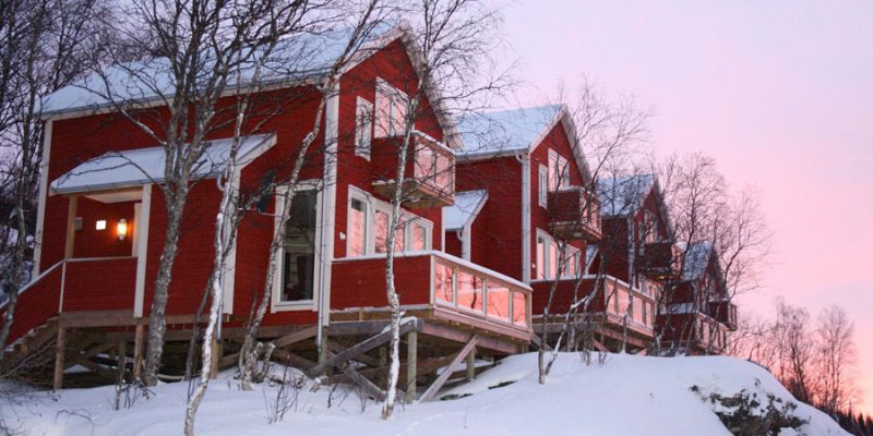 Accommodatie in Noord-Noorwegen tijdens het winterseizoen