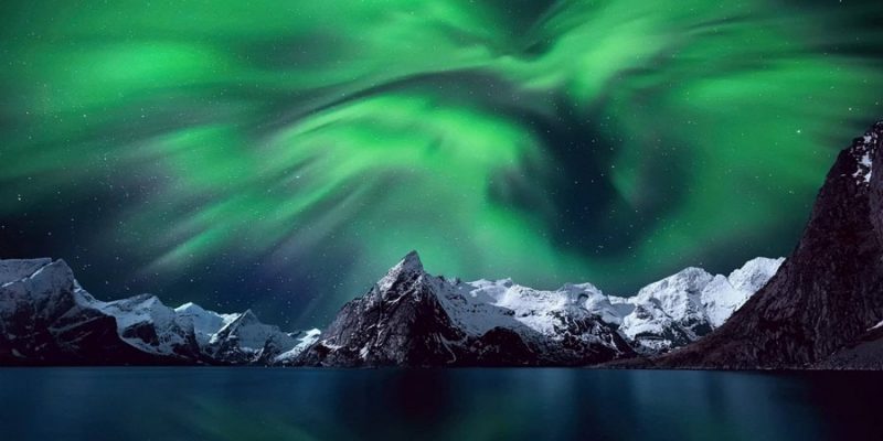 Reizen naar Noorwegen in de winter en het noorderlicht zien