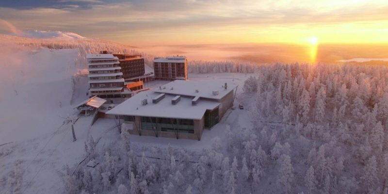 Uitzicht Panorama Hotel in Levi Lapland