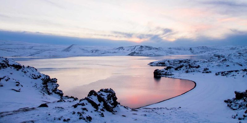 Wandelen op IJsland tijdens de winter met Nordic
