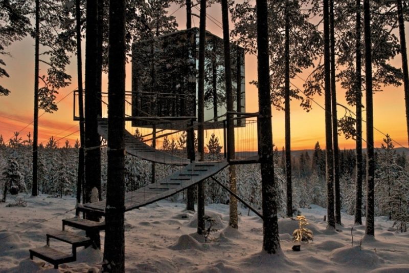 Treehotel in zweden met Nordic uniek logeren in Scandinavie