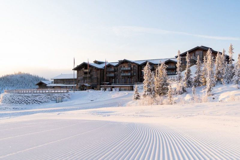wintersportgebied in Norefjell
