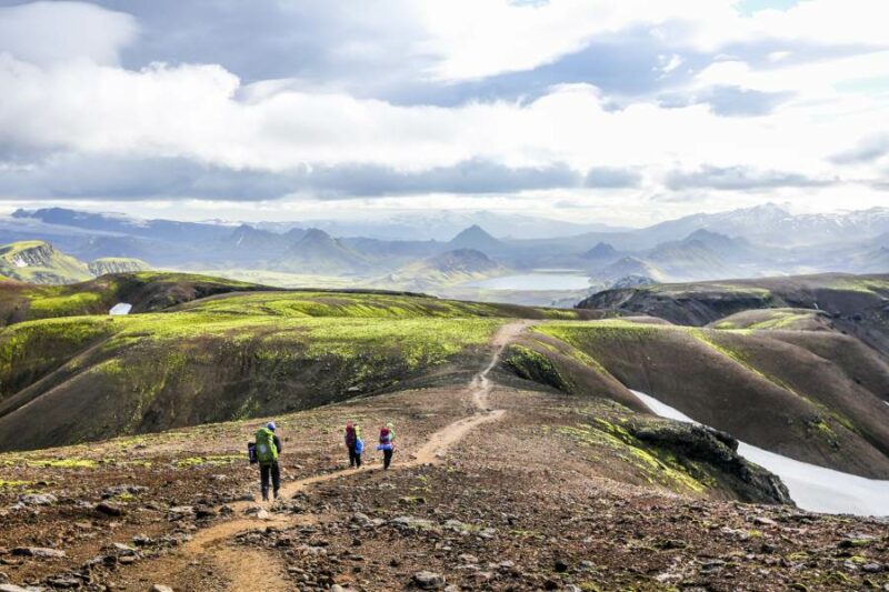 wandelaars in IJsland